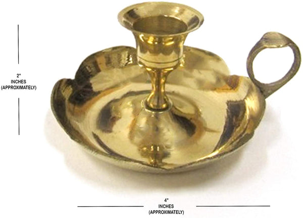 BR 22111 - Solid Brass Candle Holder Plate