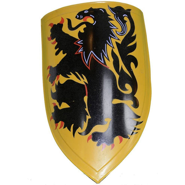 IR 80705M - Medieval Lion Shield - Hand Painted