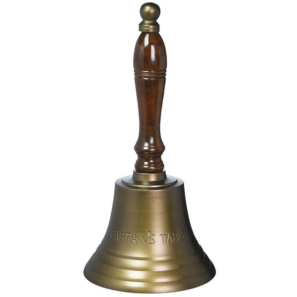 AL 18995 - Aluminum Captains Bell Antique Finish Engraved