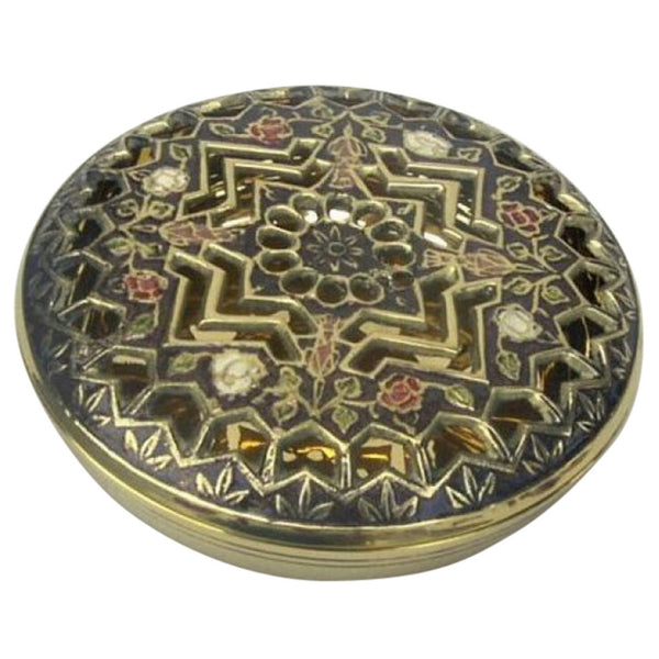 BR 23024 - Brass Box, Round Perforated
