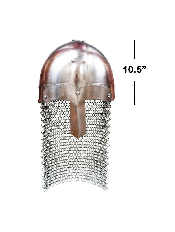 IR 80635 - Norman Nasal Helmet With Chainmail