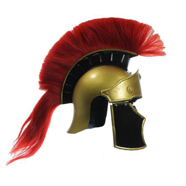 IR 80650 - Greco Roman Helmet Red Plume