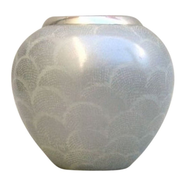 SP 2154 - Solid Brass Vase, Silver