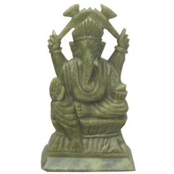 SS 5017 - Soapstone Ganesha Sitting