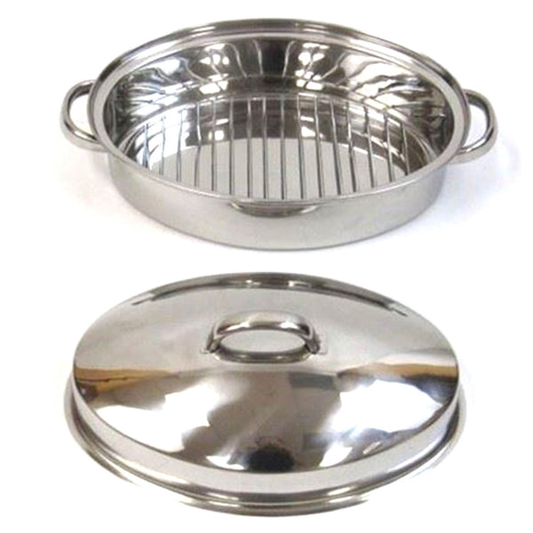 SST 6870 - Stainless Steel Roaster Set With Cover