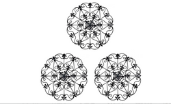 Iron Wall Medallion - Authentic Wall Decor (Bundle)