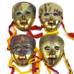 BR 2005 - Brass Enamel Masks (set of 4)