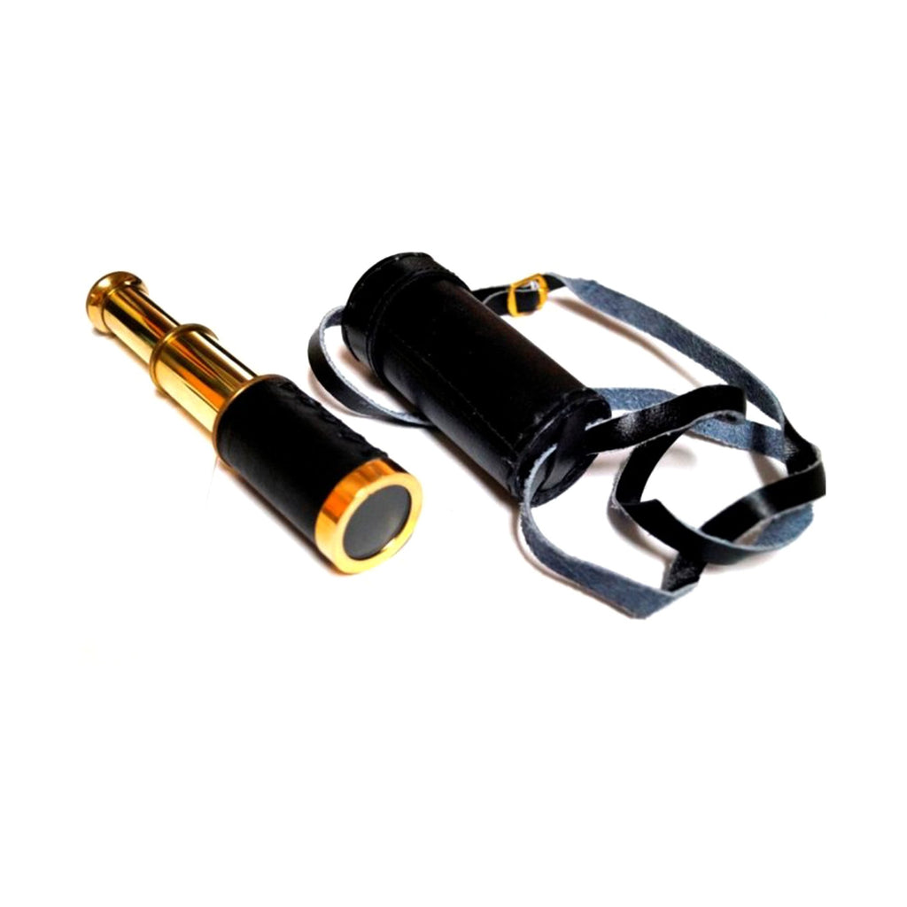 BR 48256L - Pull-Out Telescope 6" with Leather Pouch