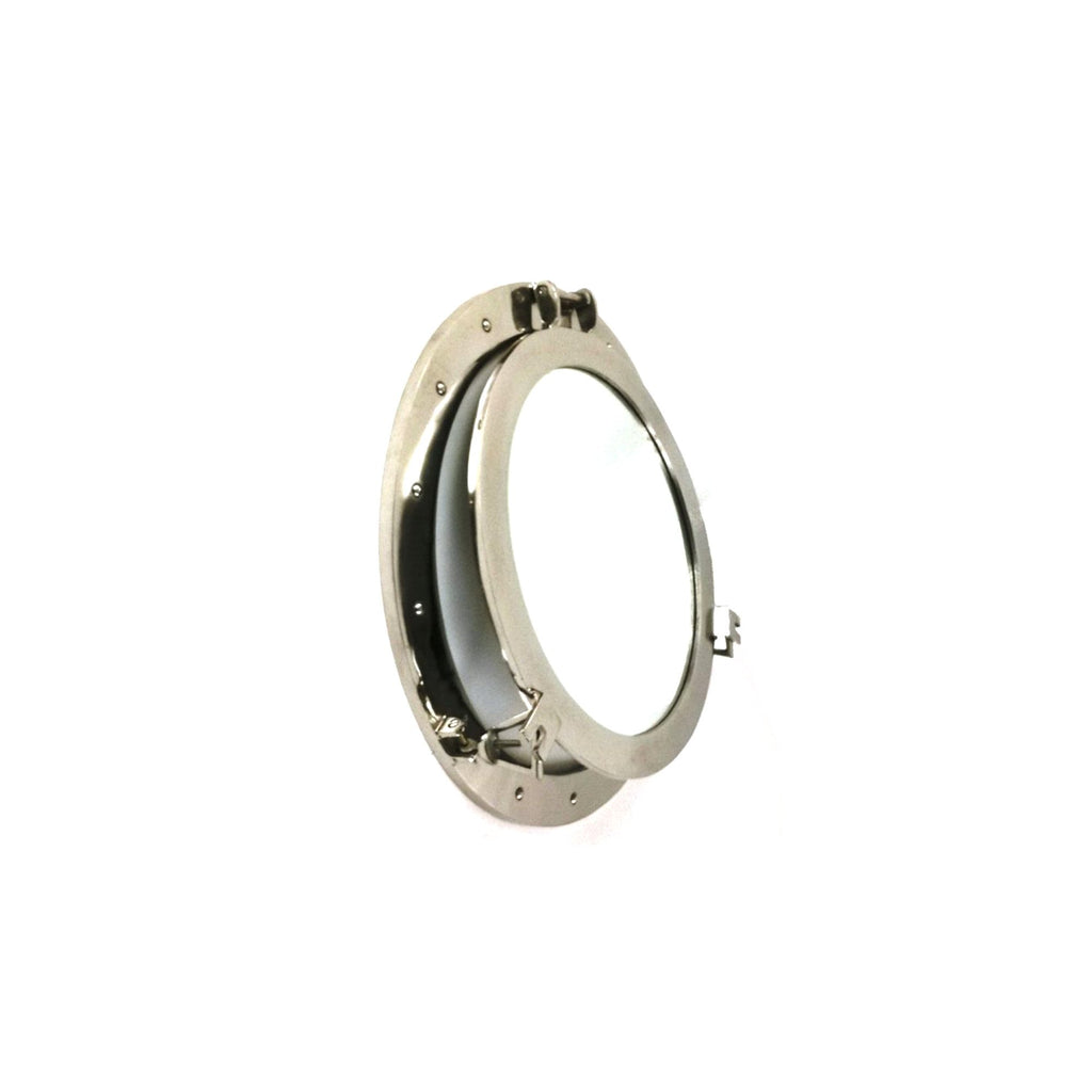 AL 486111C - Chrome Finish Aluminum Porthole with Mirror, 23.75"