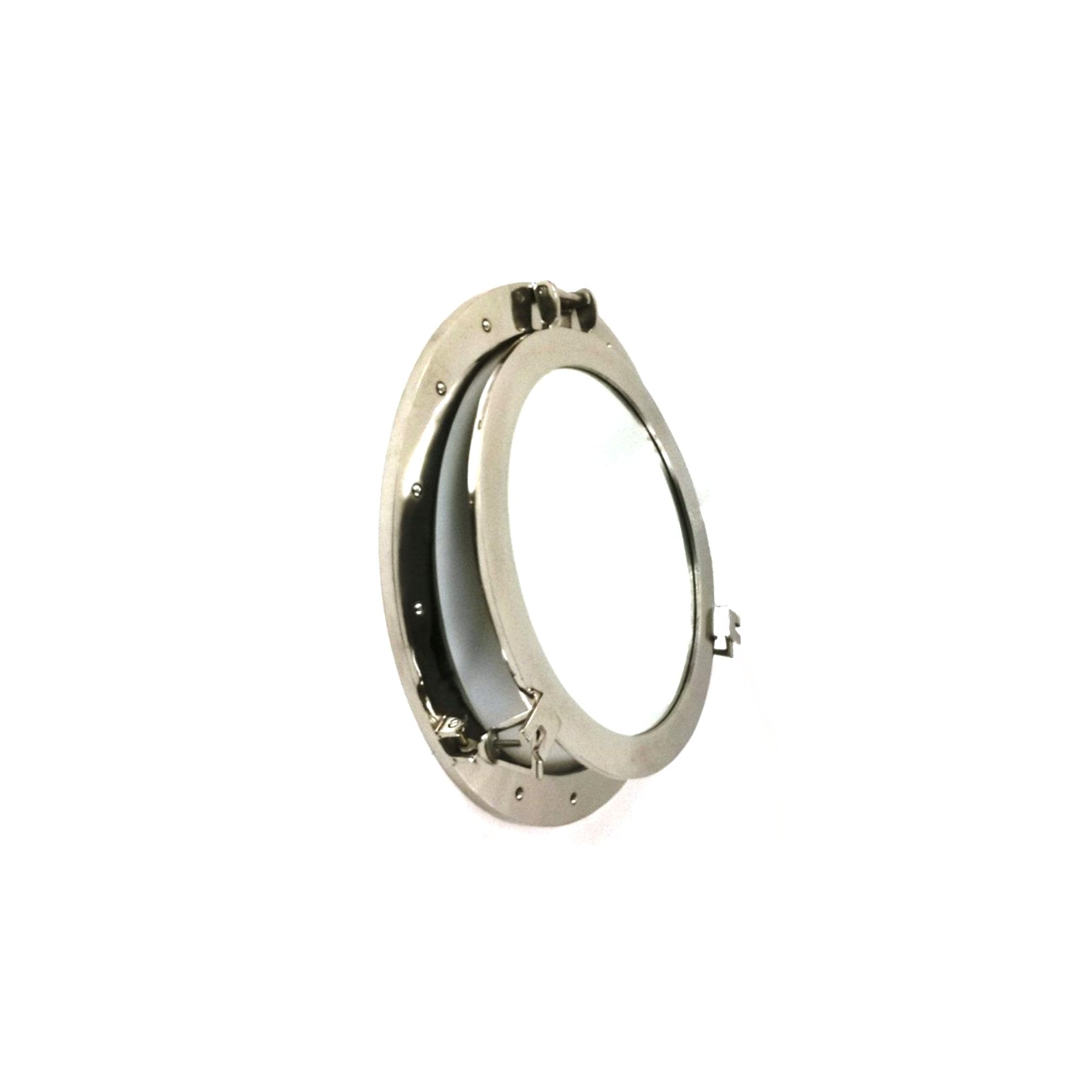 AL 486111C - Chrome Finish Aluminum Porthole with Mirror, 23.75"