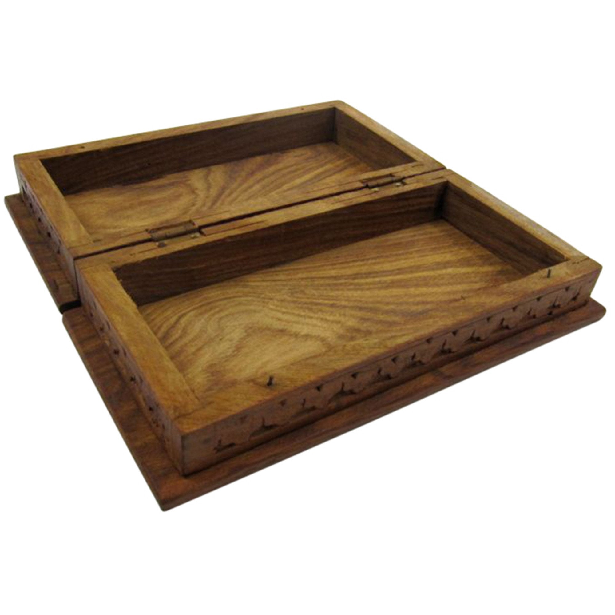 SH 1065 - Wooden Chess/Checkers Box