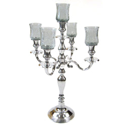 BR 22911 - 5-Prong Candle Holder, Aluminum, 24"