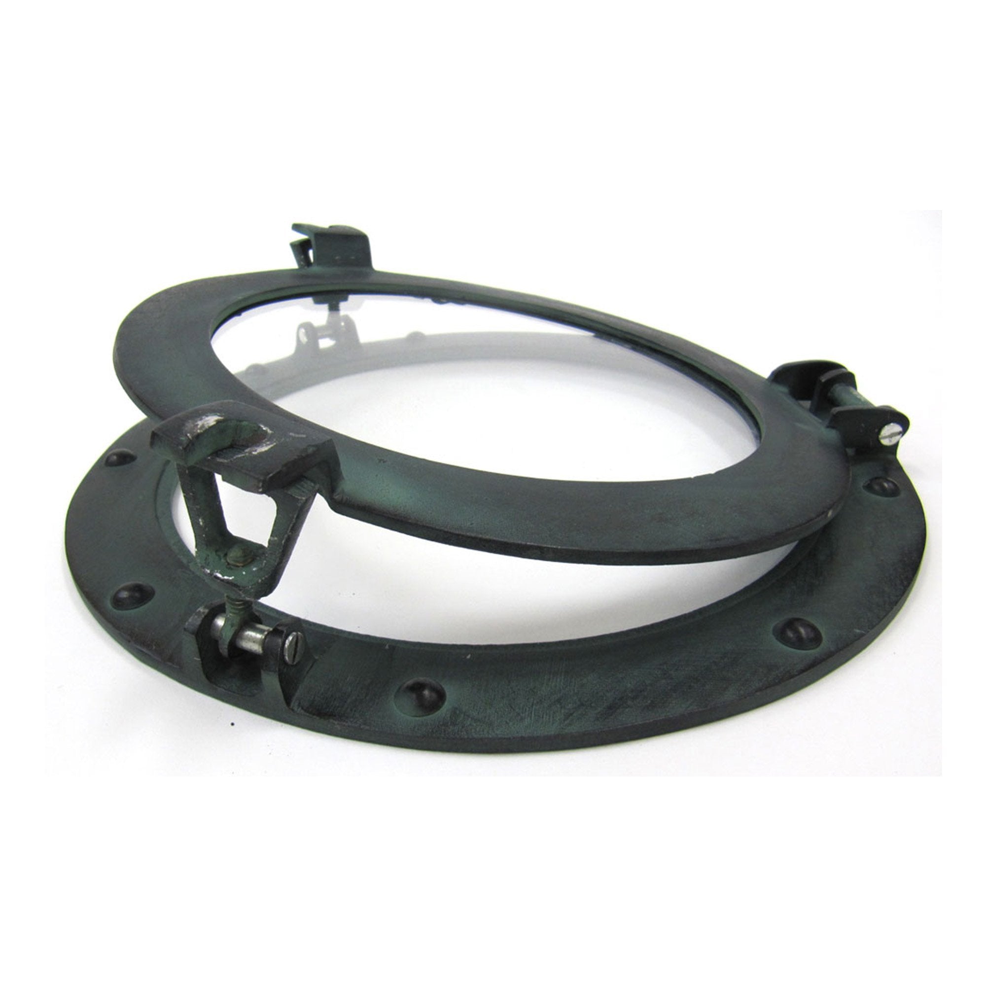 AL 4860A - Porthole Glass Aluminum Green, 12"