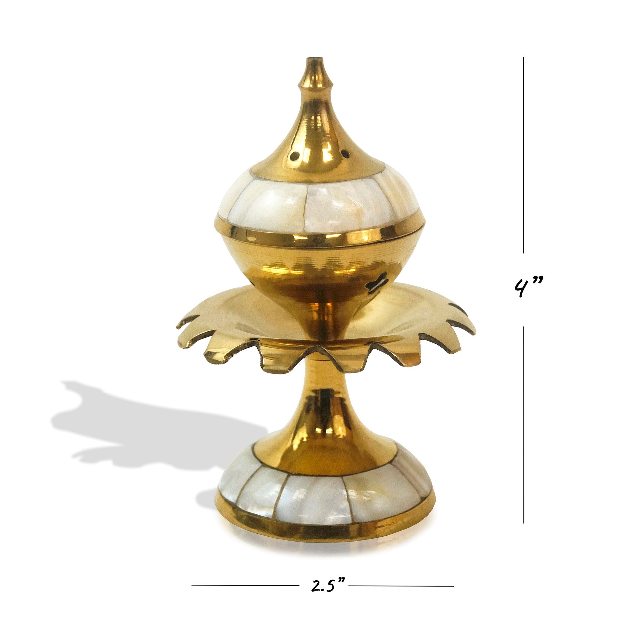 BR 1674 - Brass Incense Stick Burner