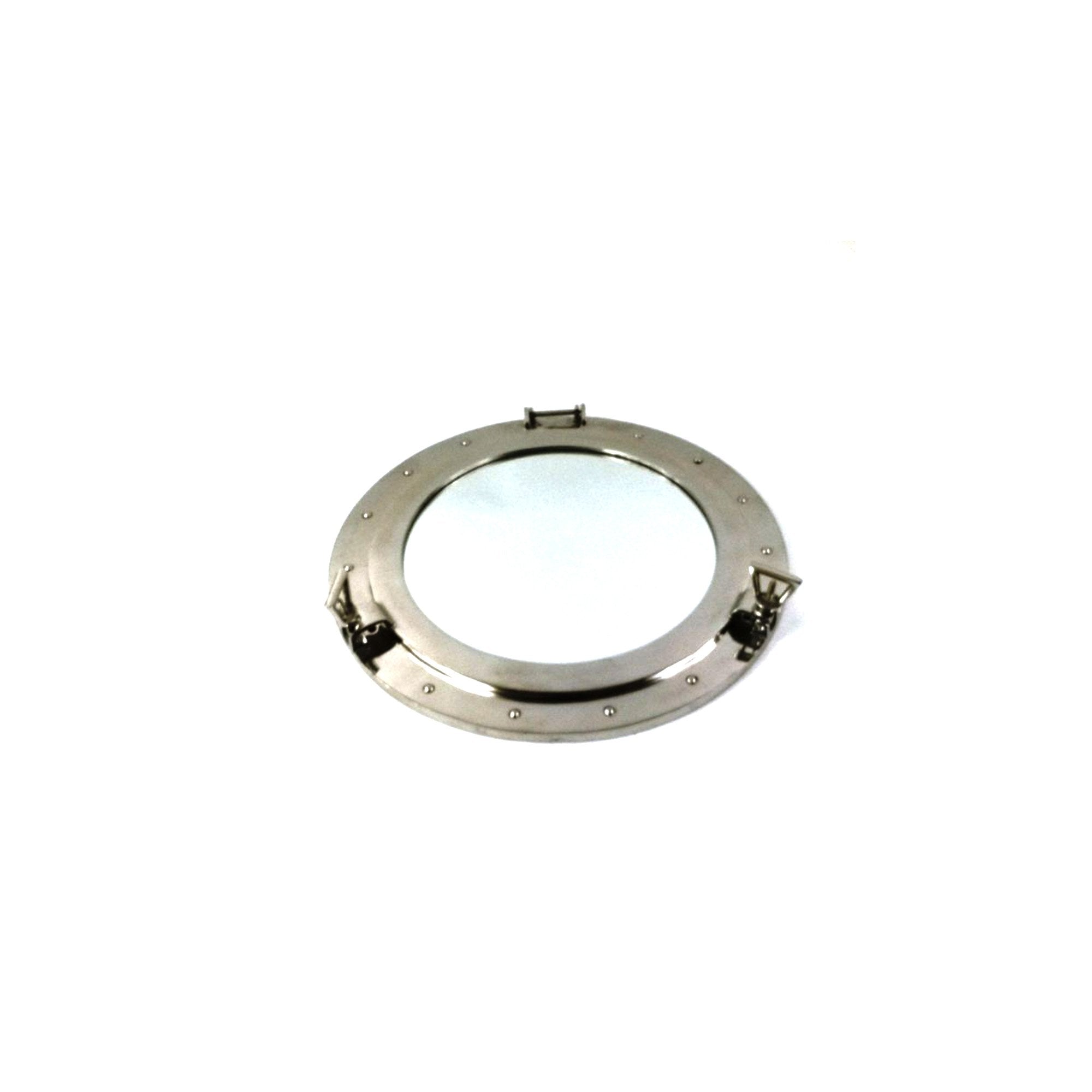 AL 486111C - Chrome Finish Aluminum Porthole with Mirror, 23.75"