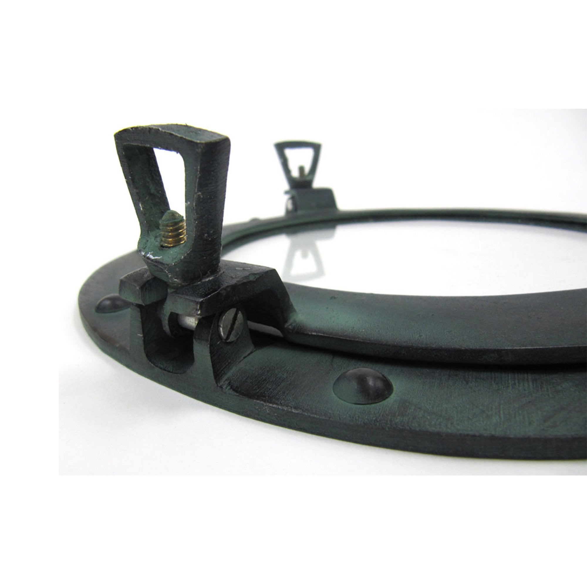 AL 4860A - Porthole Glass Aluminum Green, 12"