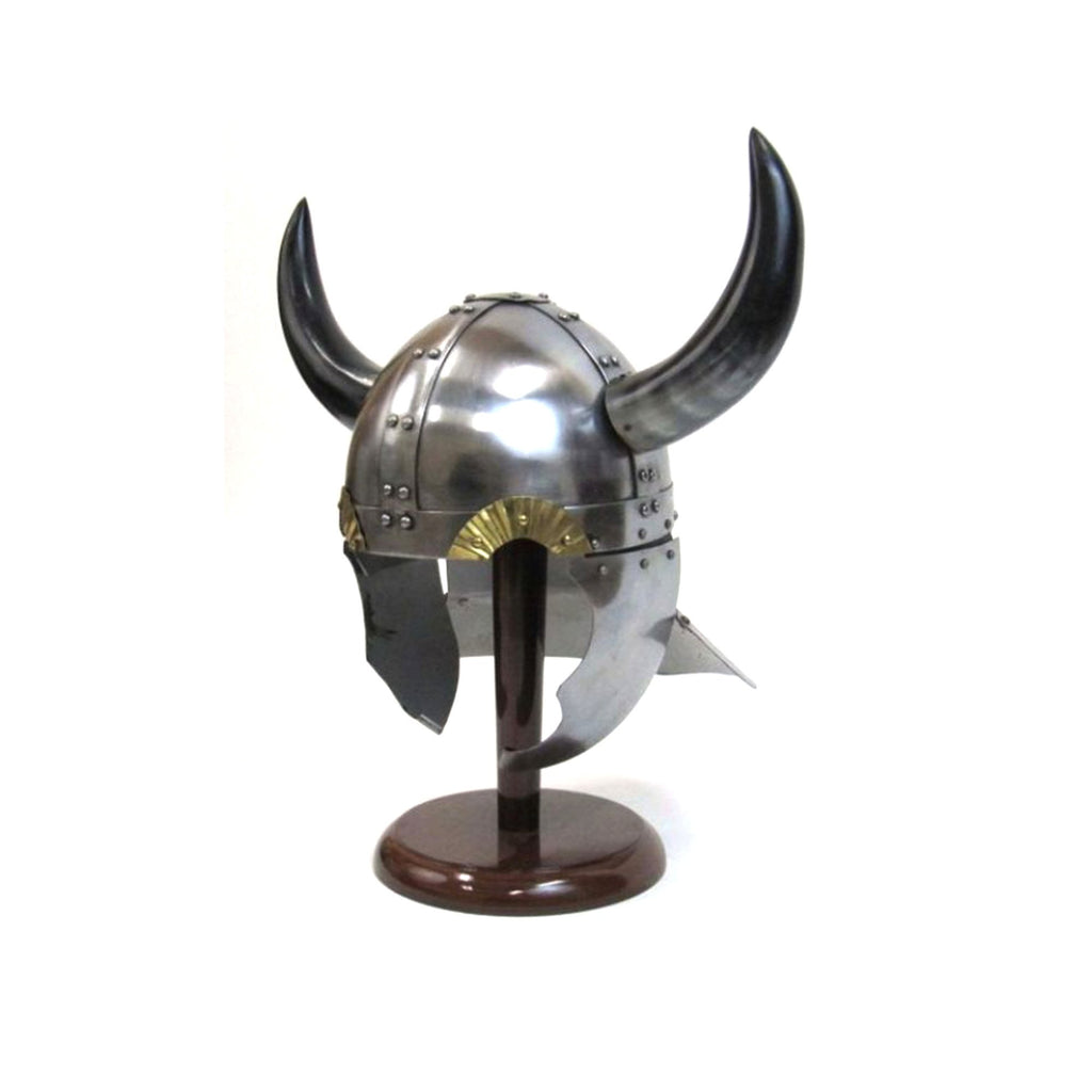 IR 80581 - Armor Helmet Viking Horned w/ Side & Rear Guards