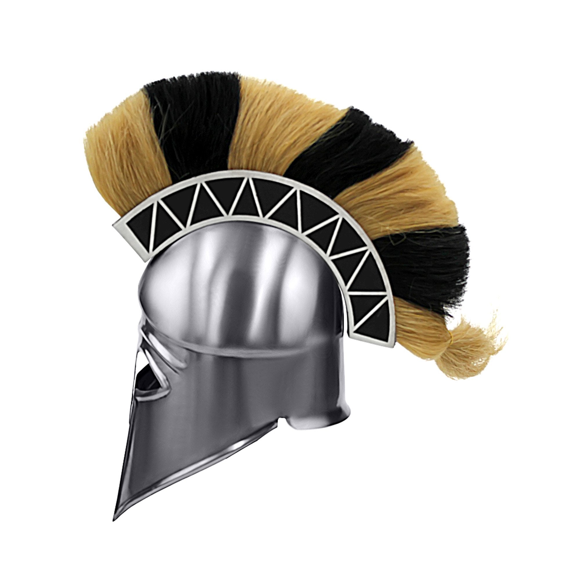 IR 80689 - Greek Corinthian Helmet With Plume – India Overseas