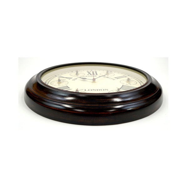 SH 4878 - Marine Clock 16" - 7 World Time Replica