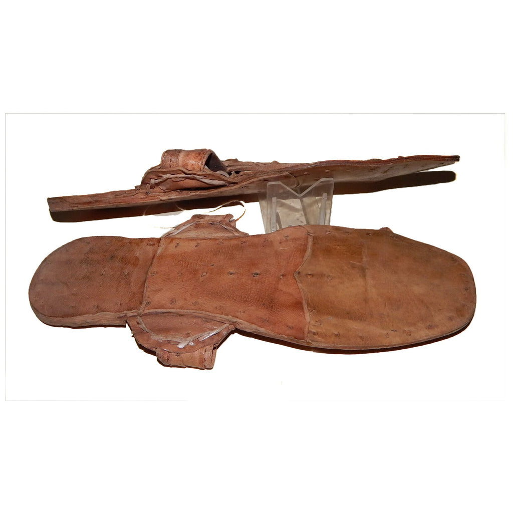 21001 - Sandals, Natural Buffalo Hide