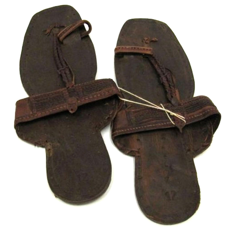 21002 - Sandals, Tanned, Buffalo Hide