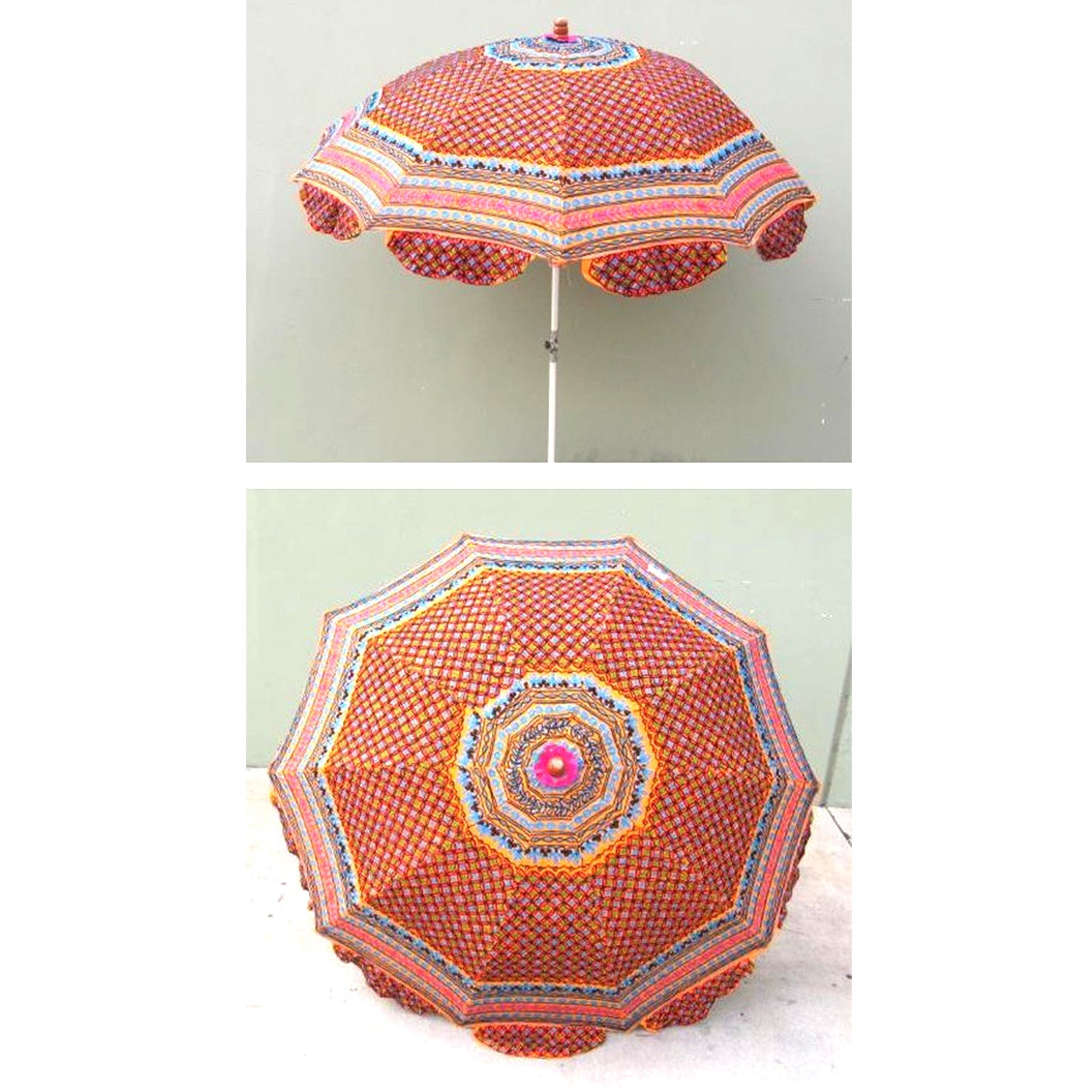 24101 - Beach Umbrella Cotton Ari Work (UMB002)