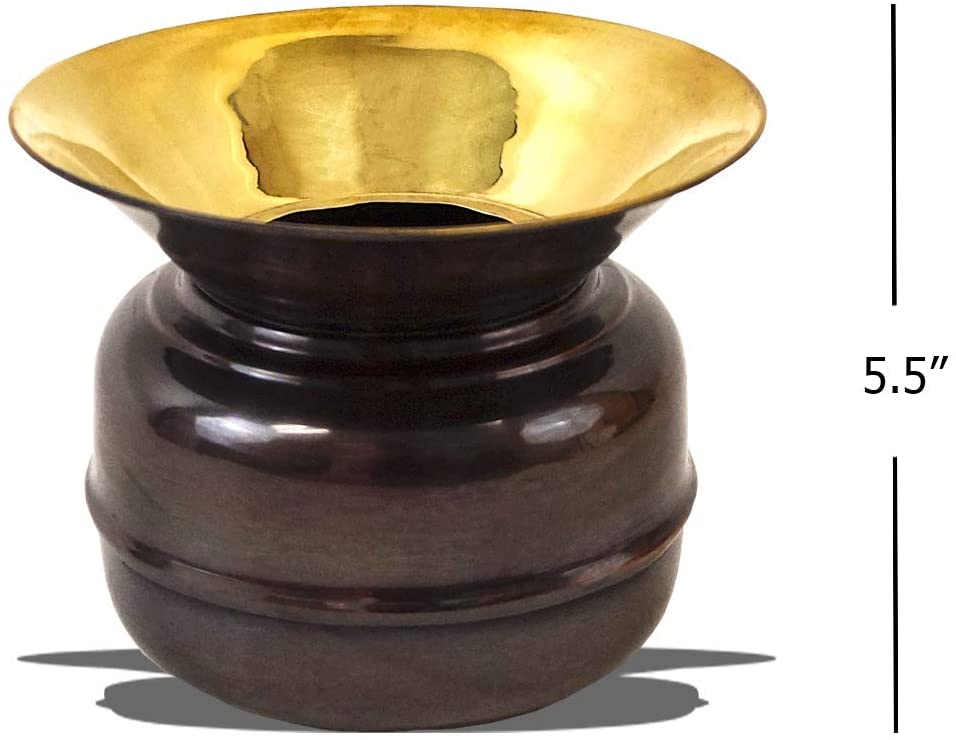 BR 41158 - Home Decor Spittoon Frontier Decor Ashtray - Antique Brass
