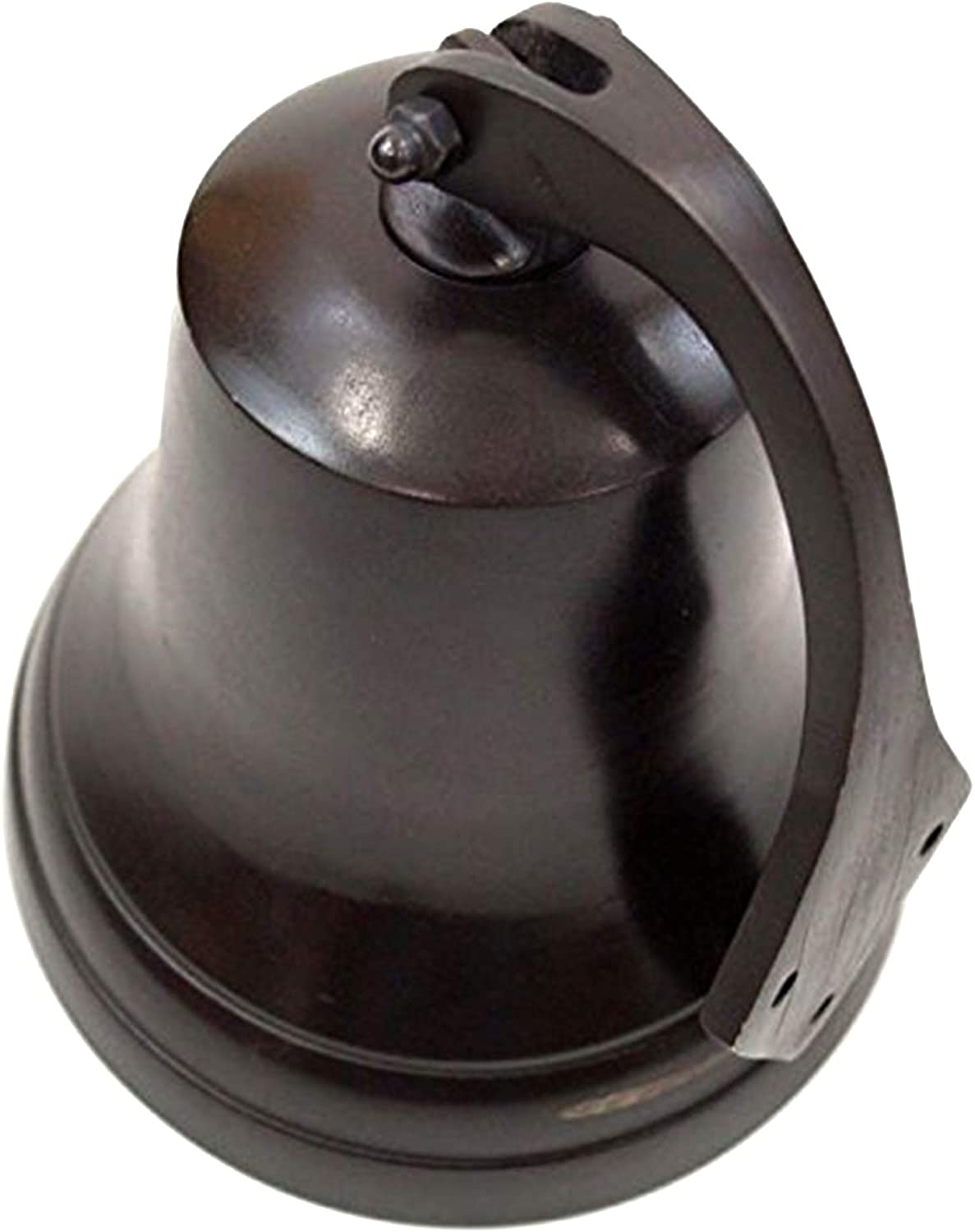 AL 1844 - Antique Bronze Aluminum Ship Bell with Rope, 6"