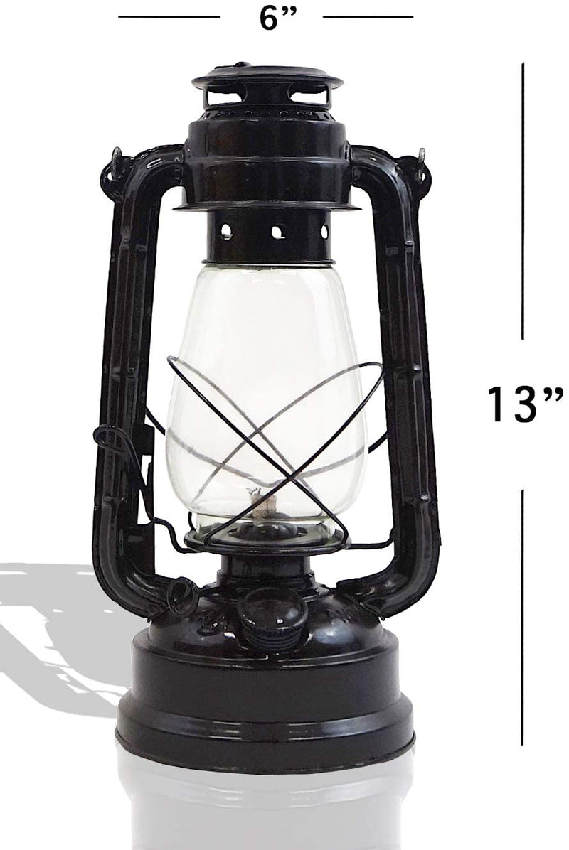 IR 15290 - Hurricane Lantern - Oil Lamp - 10" with Care Pack