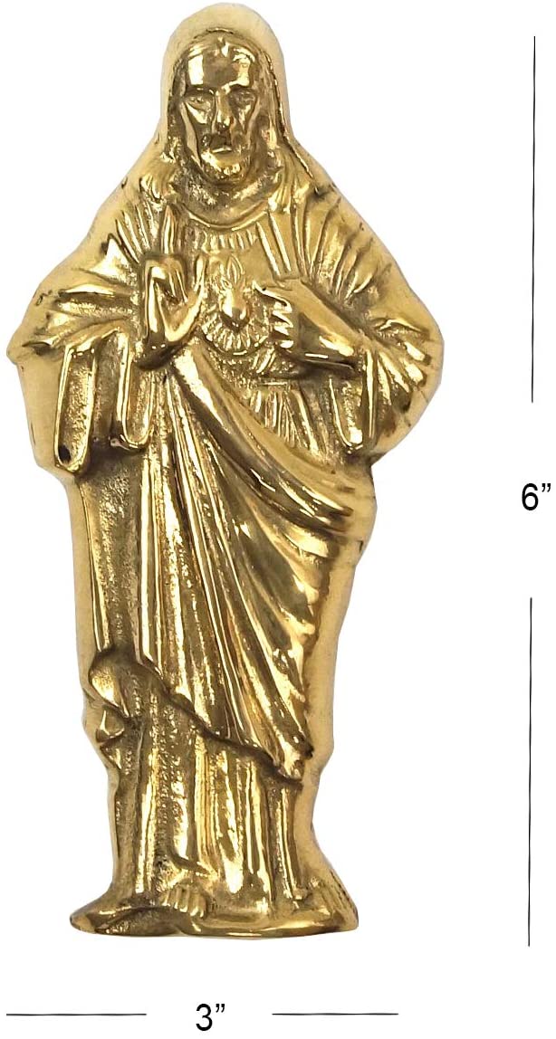 BR 36051 - Brass Jesus Wall Plaque