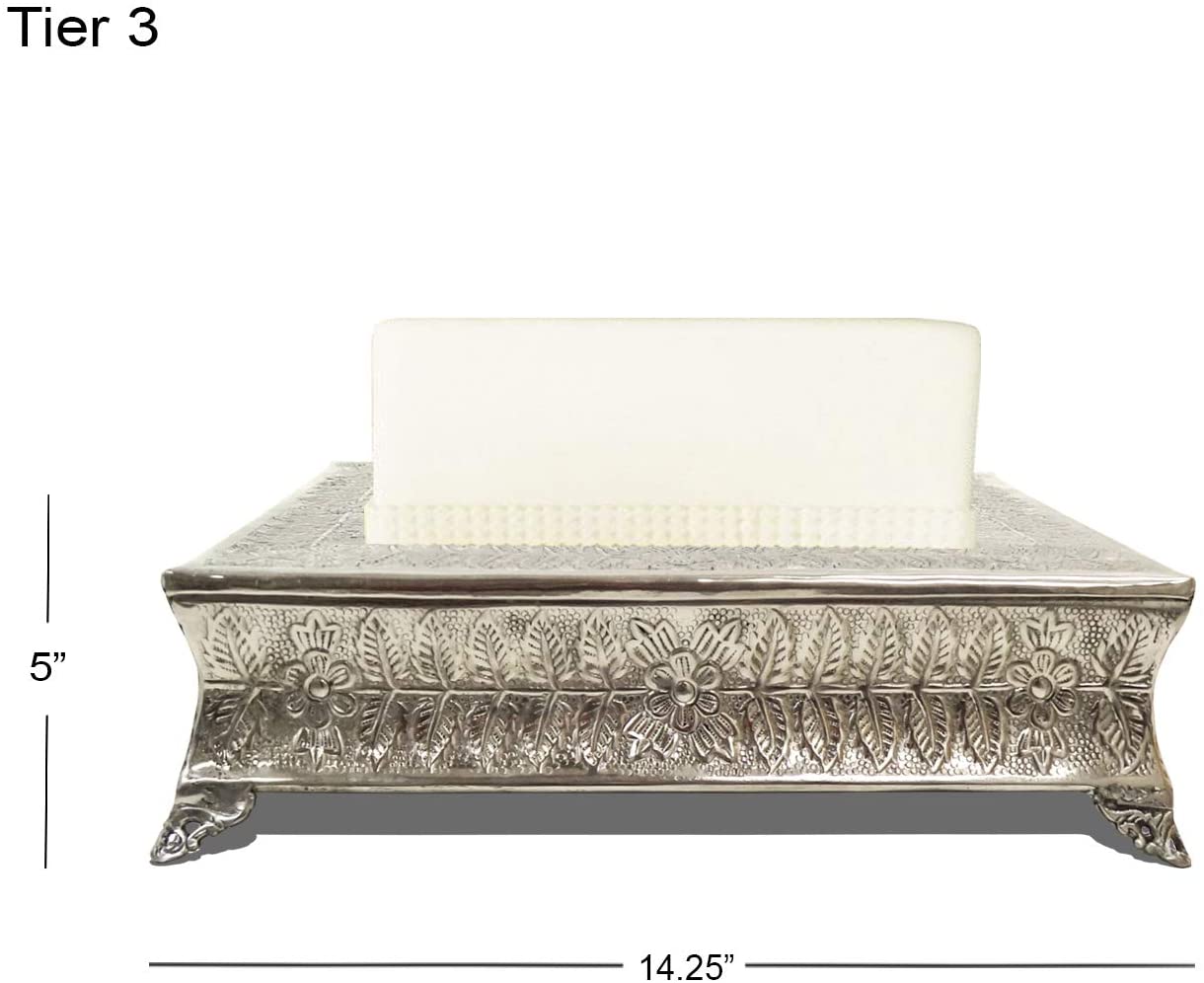 AL 4182 - Four-Tiered Square Cake Stand
