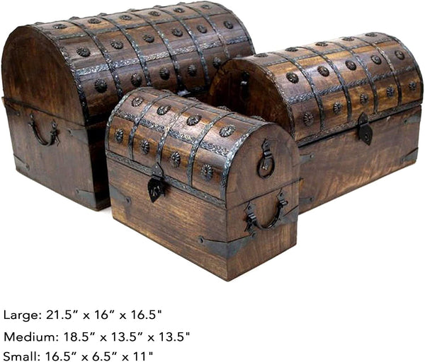 SH 23354 - Wooden Pirate Chest Set/3