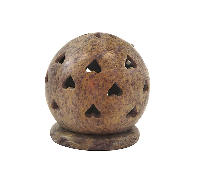 SS 22474 - Soapstone Candle ball - set of six pieces