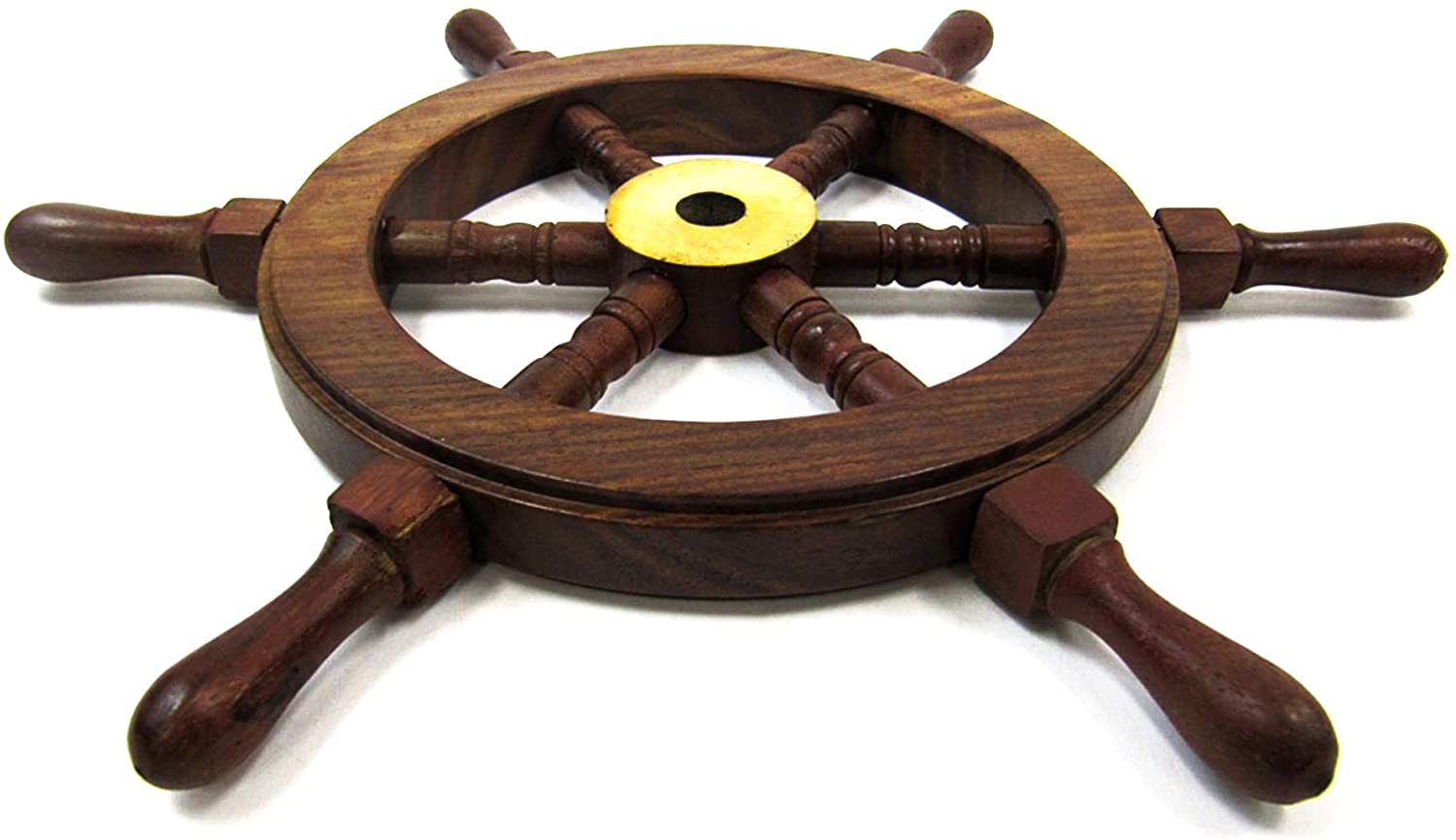 SH 8760 - Wooden Ship Wheel 12"