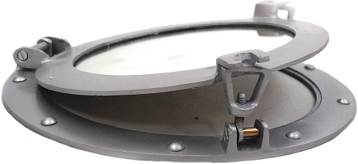 AL 4870 - Porthole Mirror Aluminum, 11"