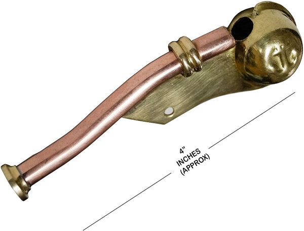 Bosun Whistle, Brass & Copper