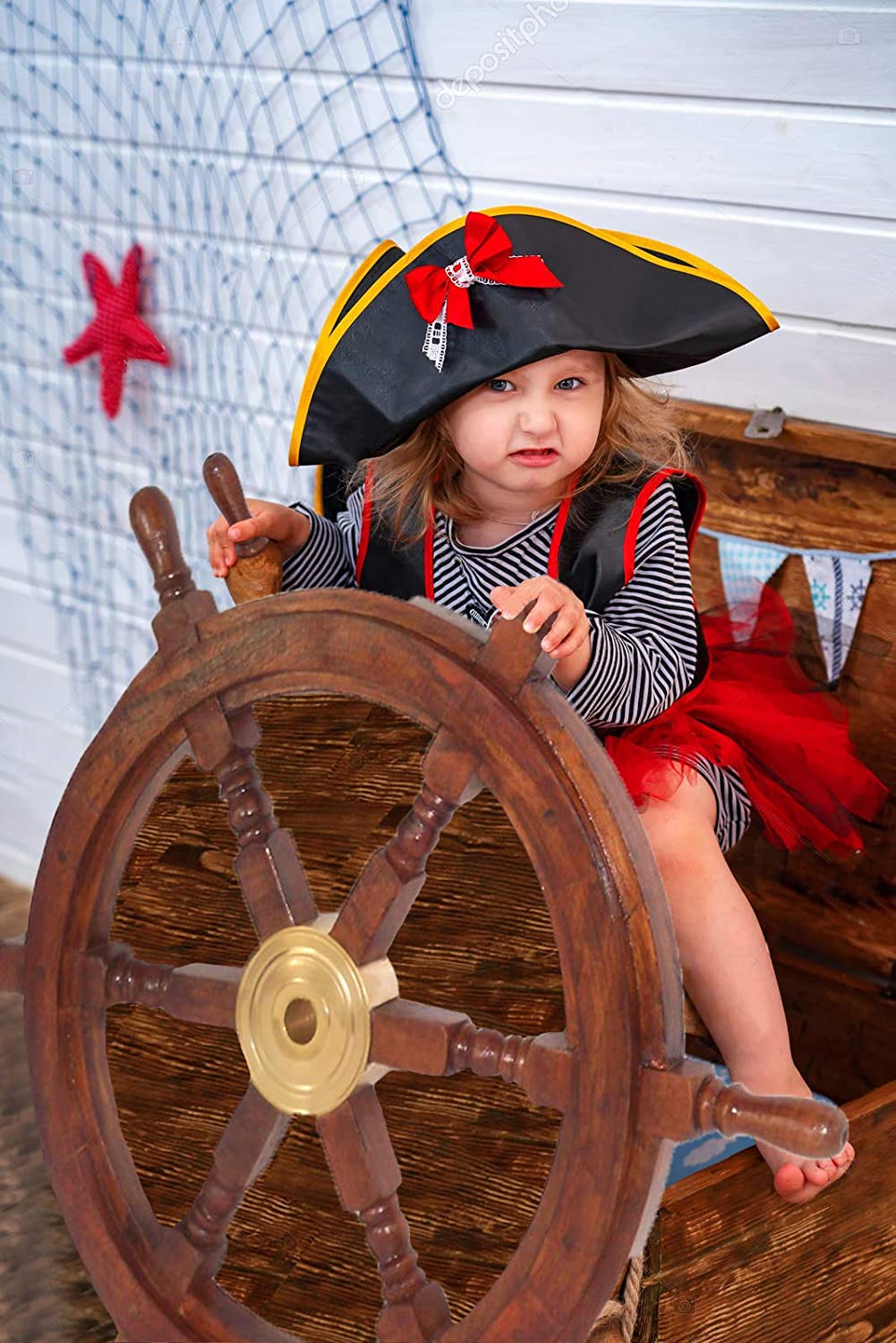 SH 8763 - Wooden Ship Wheel, 24"