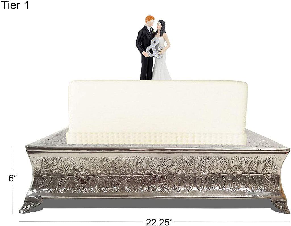 AL 4182 - Four-Tiered Square Cake Stand