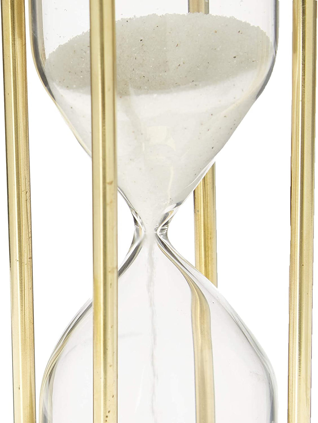 BR 4863 - Brass Hourglass Sand Timer, 6.875"H
