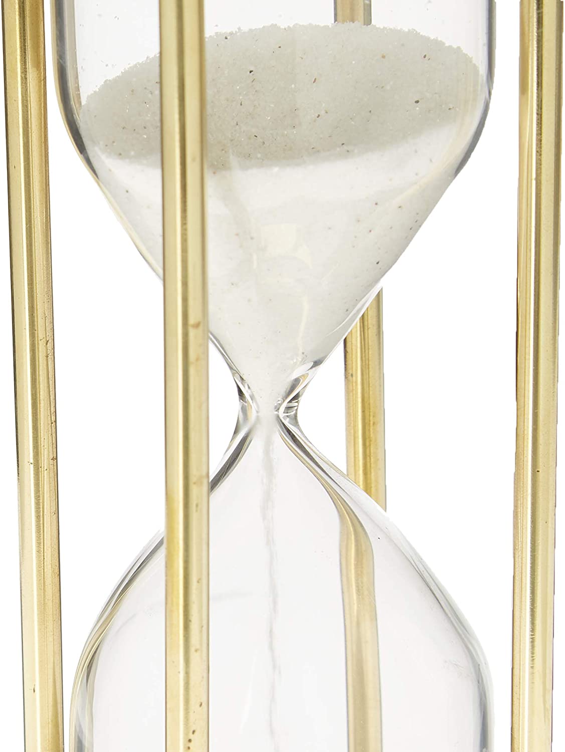BR 4863 - Brass Hourglass Sand Timer, 6.875"H