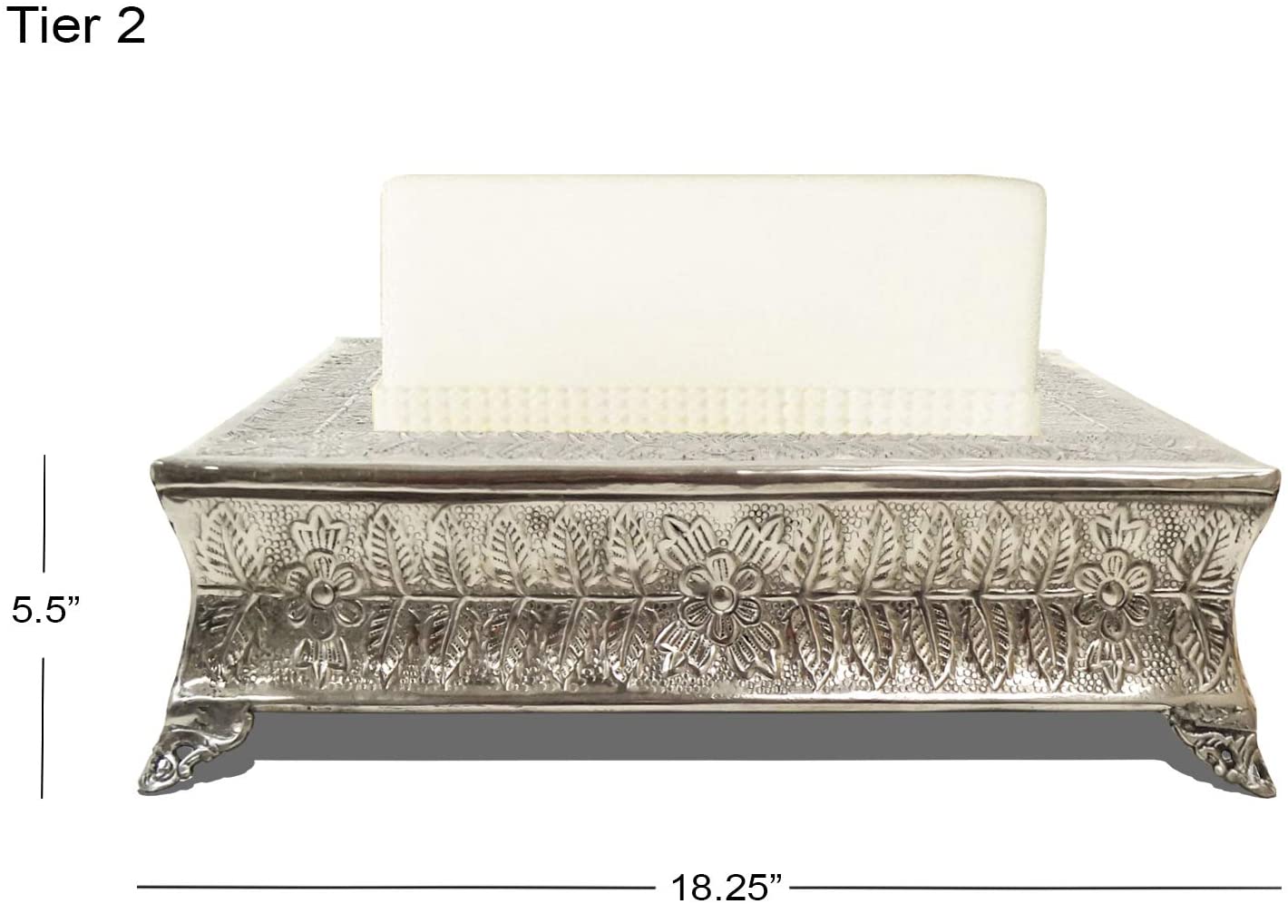 AL 4182 - Four-Tiered Square Cake Stand