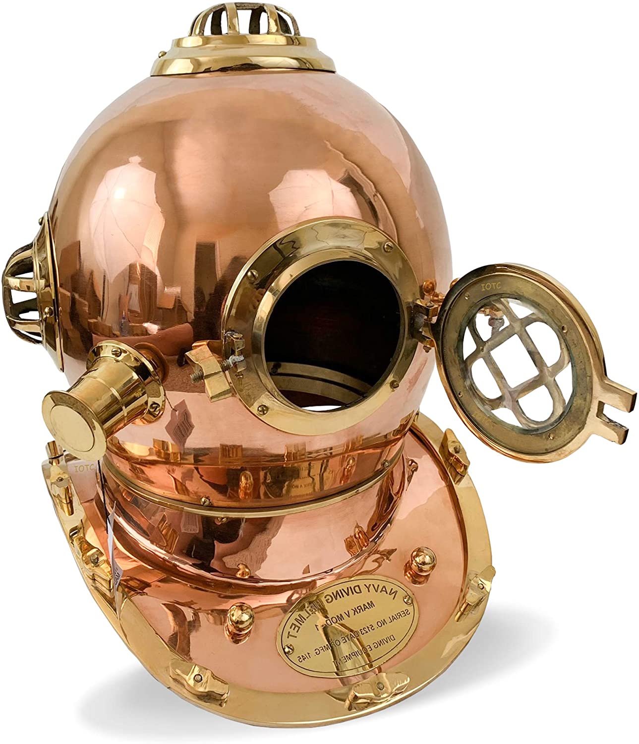 CO 5255 - Copper & Brass Diver's Helmet
