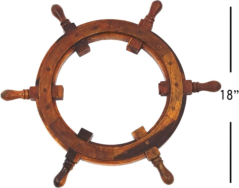 SH 8765 - Wooden Ship Wheel, 47"