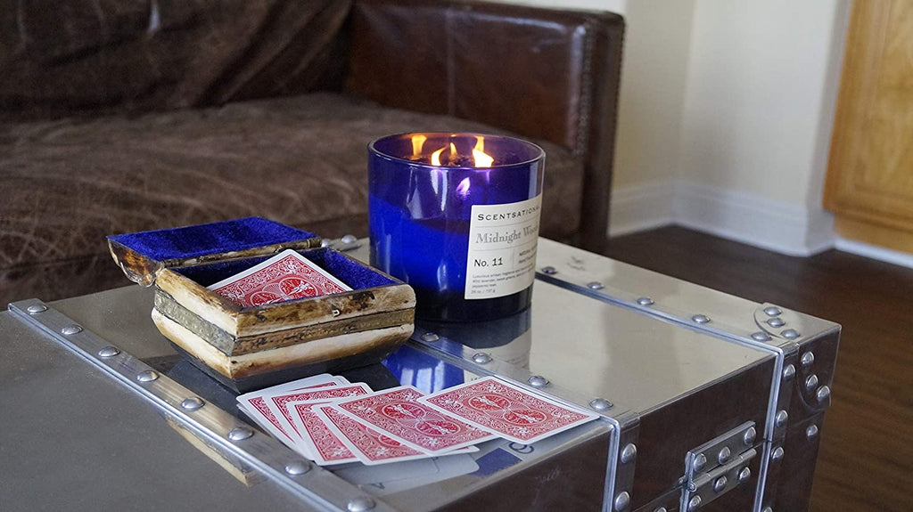 BN 110 - Bone Box w/Brass trim & Purple Velvet