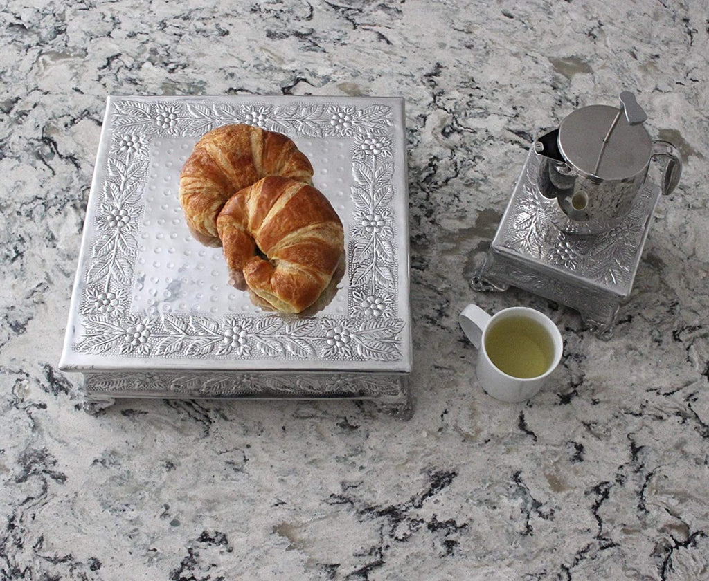 IR 4184 - Galvanized Cake Stand 12"x7"