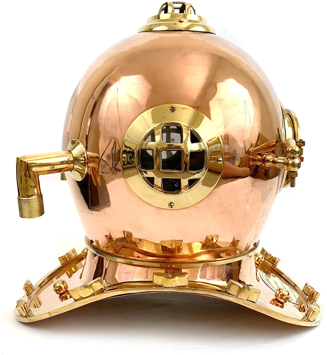 CO 5255 - Copper & Brass Diver's Helmet