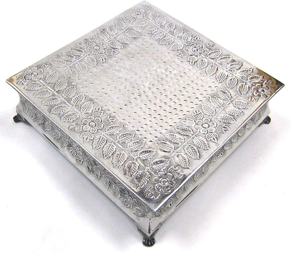 IR 4184 - Galvanized Cake Stand 12"x7"