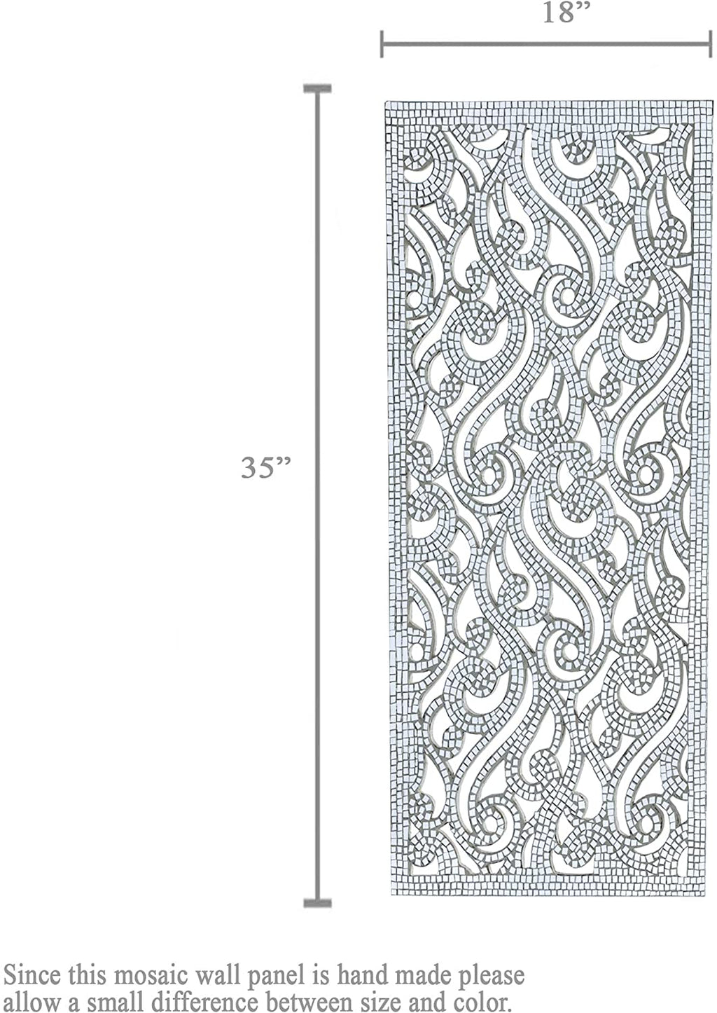 WD 38060 - Mosaic Wall Panel