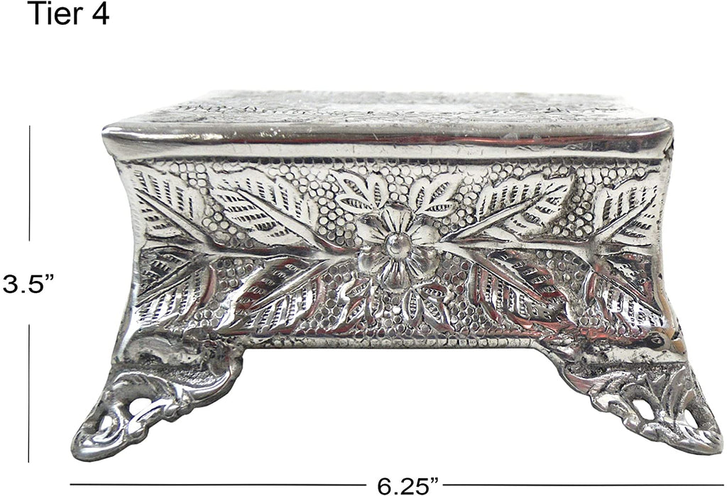 AL 4182 - Four-Tiered Square Cake Stand