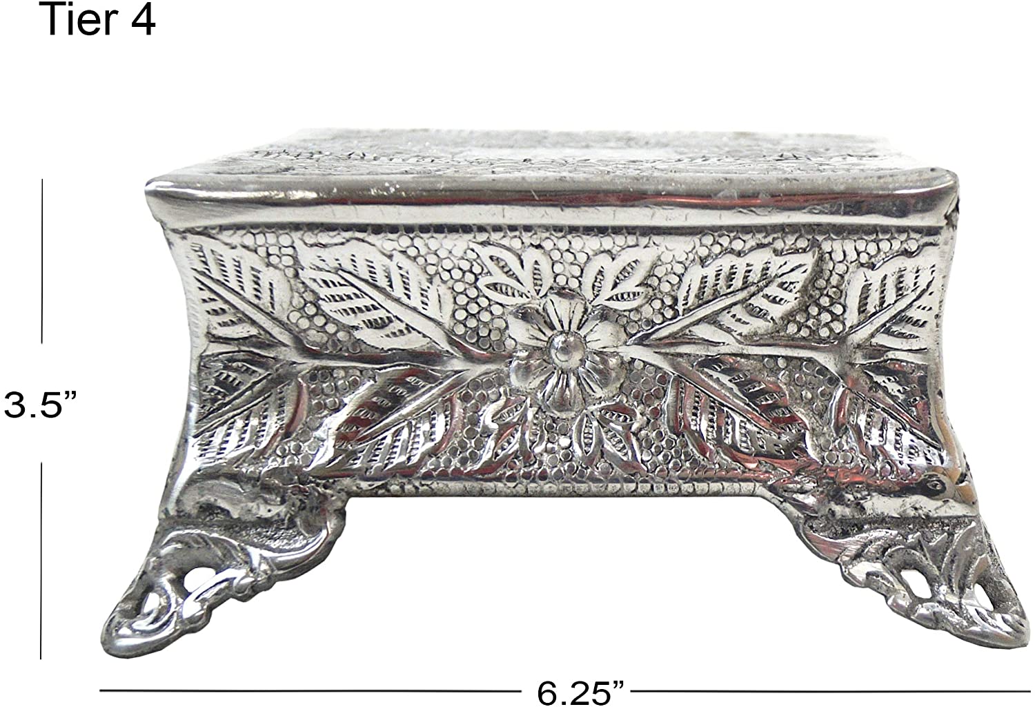 AL 4182 - Four-Tiered Square Cake Stand